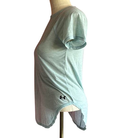 Under Armour Womens Top Size Medium Breathable Work Out T-Shirt Gym Running - Picture 1 of 8